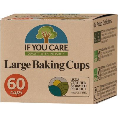 Baking cups (muffin-vormen)  60 stuks van If You Care 23 op voorraad
